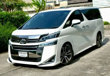 2018 Toyota VELLFIRE 2.5 รถตู้/VAN รถบ้านมือเดียว