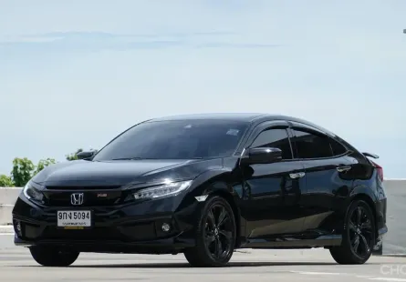 ไมล์แท้ 70,000 กม. 2019 Honda CIVIC 1.5 Turbo RS รถเก๋ง 4 ประตู รถบ้านแท้