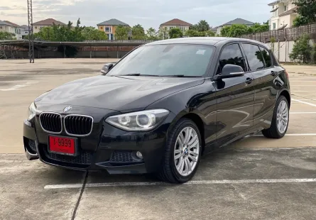 2013 BMW 1 Series 1.5 116i รถเก๋ง 5 ประตู รถบ้านแท้ ไมล์น้อย มือเดียวป้ายแดง 