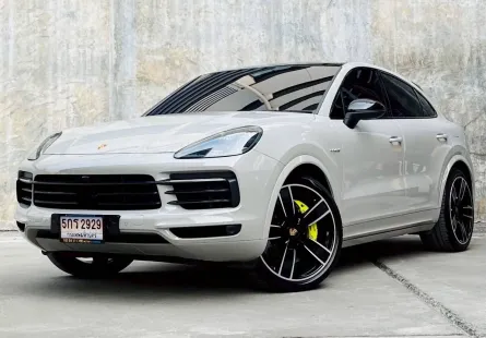 2021 Porsche CAYENNE 3.0 E-Hybrid Coupe SUV รถบ้านแท้ ไมล์แท้ สีเทาเครยอน 