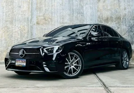 2022 Mercedes-Benz E-Class 2.0 E300e AMG รถเก๋ง 4 ประตู รถบ้านมือเดียว ไมล์แท้ 