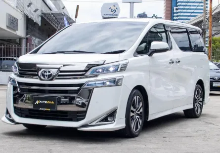 2018 Toyota Vellfire 2.5 ZG Edition รถสวยสภาพพร้อมใช้งาน สภาพใหม่กริป