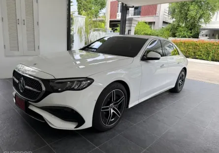 2024 Mercedes-Benz E-Class 2.0 E220d รถเก๋ง 4 ประตู รถบ้านมือเดียว ไมล์น้อย 