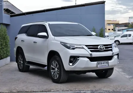 2019 Toyota Fortuner 2.4 V AUTO การันตรีไมล์แท้ ไม่มีอุบัติเหตุชนหนัก รถออกป้ายแดง เจ้าของมือเดียว