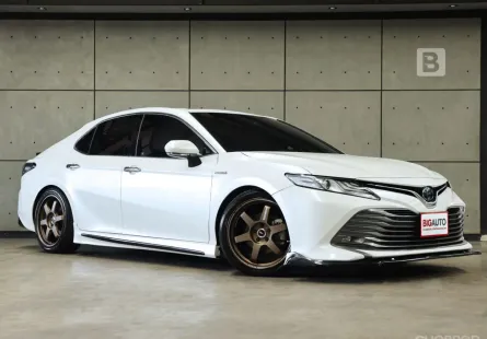 2020 Toyota CAMRY 2.5 Hybrid Premium Sedan AT ไมล์เเท้ 6 หมื่น รุ่น TOP สุด ชุดแต่งรอบคัน B850