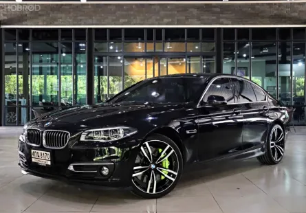 2015 BMW 5 Series 2.0 525d รถเก๋ง 4 ประตู รถสภาพดี มีประกัน ไมล์น้อย 