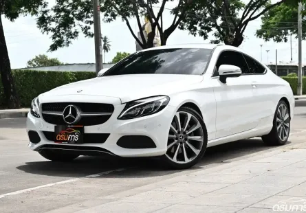 หล่อที่สุด! Benz C250 Coupe ปี17 ไมล์ 8หมื่น สภาพป้ายแดง