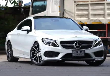 2017 Mercedes-Benz C-Class 2.0 C250 Coupe รถเก๋ง 2 ประตู รถบ้านมือเดียว ไมล์น้อย 