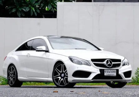 2014 Mercedes-Benz E-Class 2.0 E200 CGI รถเก๋ง 2 ประตู รถบ้านมือเดียว