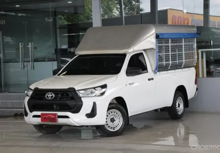 Toyota Hilux Revo 2.4 ENTRY ปี 2021 ไมล์แท้6x,xxxโล สวยบางเดิมทั้งคัน รถมือเดียว หลังคาใหม่ ฟรีดาวน์