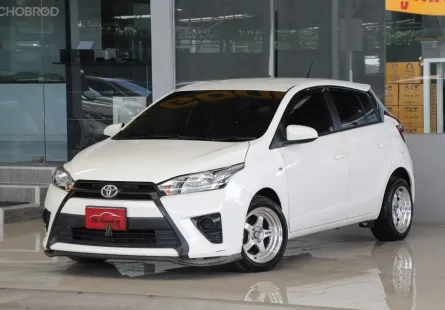Toyota YARIS 1.2 J ปี 2016 รถบ้านมือเดียว ไมล์น้อยเข้าศูนย์ ไม่เคยติดแก๊ส สวยเดิมทั้งคัน ออกรถ0บาท