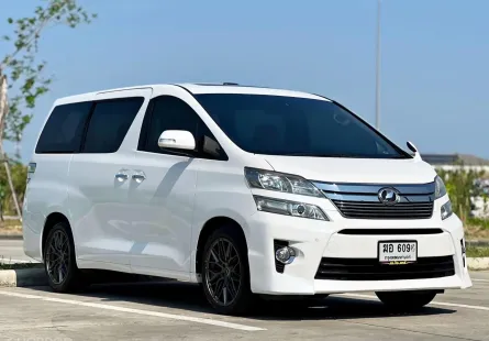 2012 Toyota VELLFIRE 2.4 รถตู้/VAN รถสวย ไมล์น้อย ประวัติดี 