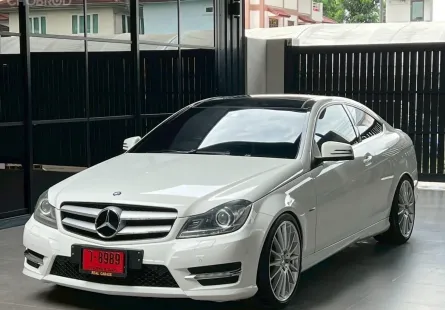 2012 Mercedes-Benz C-Class 1.8 C180 รถเก๋ง 2 ประตู ออกรถง่าย รถสวย ไมล์น้อย 