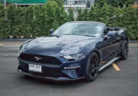 2018 Ford Mustang 2.3 EcoBoost Cabriolet ดาวน์ 0% รถสวย ไมล์น้อย 