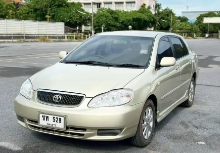 2002 Toyota COROLLA 1.6 รถเก๋ง 4 ประตู รถสภาพดี มีประกันไมล์แท้  