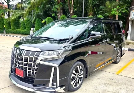 2023 Toyota ALPHARD 2.5 รถตู้/MPV รถสภาพดี มีประกัน ไมล์แท้ มือเดียวป้ายแดง 