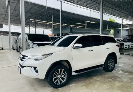 TOYOTA FORTUNER 2.4 V 4WD ปี 2018 รถสวย มือแรกออกห้าง ไมล์น้อย TOP สุด พร้อมใช้ รับประกันตัวถังสวย