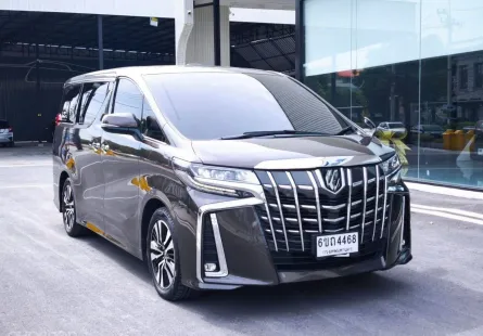 2021 TOYOTA ALPHARD 2.5 SC PACKAGE สีน้ำตาล