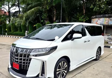 2023 Toyota ALPHARD 2.5 รถตู้/MPV รถบ้านแท้ ไมล์น้อย มือเดียวป้ายแดง 