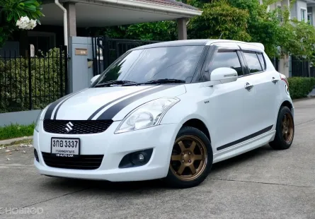 Suzuki Swift  GLX1.25L CVT ปี2014 สีขาว ออโต้ เบนซิน