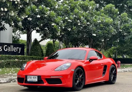 2017 Porsche 718 2.0 T รถเก๋ง 2 ประตู รถบ้านมือเดียว ไมล์น้อย เจ้าของขายเอง  