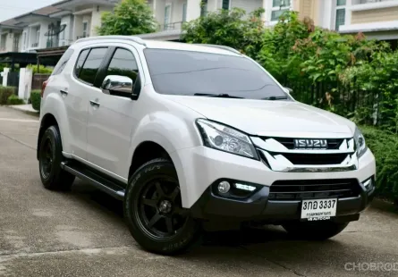 Isuzu Mu-x 3.0 DVD Navi 4WD ปี2014 สีขาว ออโต้ ดีเซล