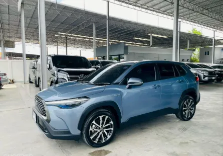 TOYOTA COROLLA CROSS 1.8 HYBRID PREMIUM 2023 รถสวย มือแรก สภาพป้ายแดง ไมล์น้อย รับประกันตัวถัง