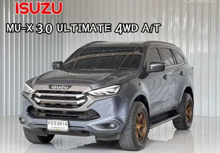 รถมือเดียว  Isuzu MU-X 3.0 Ultimate (4WD) SUV ฟรีดาวน์ได้ บริการจัดไฟแนนท์