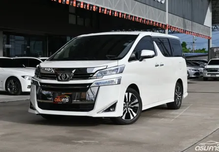 ตัวท็อปสุด ZG Edition! Vellfire ปี18 ออฟชั่นล้น มือเดียว ประวัติศูนย์