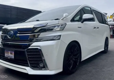 ขายรถ Toyota VELLFIRE 2.5 Hybrid ZR G Edition E-Four 2016 สภาพดี ตัวท็อป รถสวย พร้อมใช้งาน 