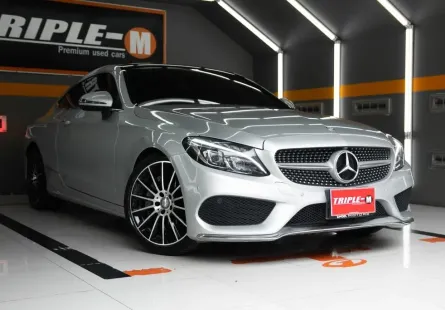 Benz C250 Coupe  ไมล์แท้ 78,000 รถศูนย์ ตัวTOP AMGแท้ รับประกันโครงสร้าง