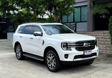 2024 FORD EVEREST 2.0 BITURBO TITANIUMPLUS 4WD รถมือเดียว 18,000กม สภาพป้ายแดง รถไม่มีอุบัติเหตุครับ