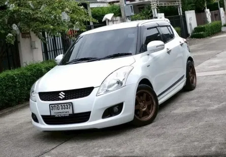 Suzuki Swift  GLX1.25L CVT ปี2014 สีขาว ออโต้ เบนซิน