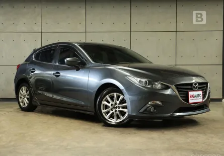 2015 Mazda 3 2.0 C Sports Hatchback AT ไมล์แท้ รถมือเเรกจากป้ายเเดง ตัวรถไม่ต่างจากรถใหม่ B9097