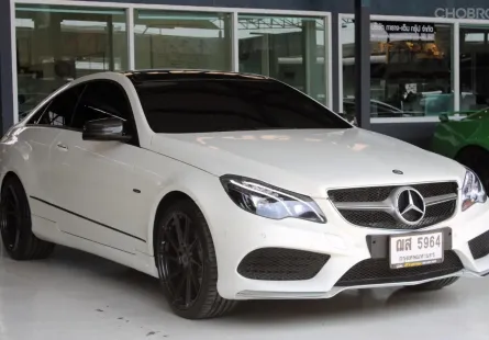 2012 Mercedes-Benz E-Class 1.8 E250 CGI รถเก๋ง 2 ประตู รถสวย ไมล์แท้ 