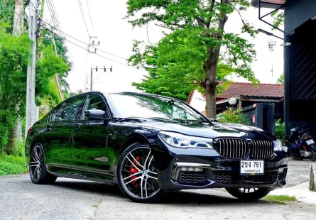 2016 BMW 7 Series 3.0 740iL รถเก๋ง 4 ประตู รถบ้านแท้ ไมล์น้อย มือเดียวป้ายแดง 