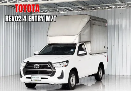 รถมือเดียว Toyota Hilux Revo 2.4Entry รถกระบะ ตอนเดียว ตู้ทึบ ฟรีดาวน์