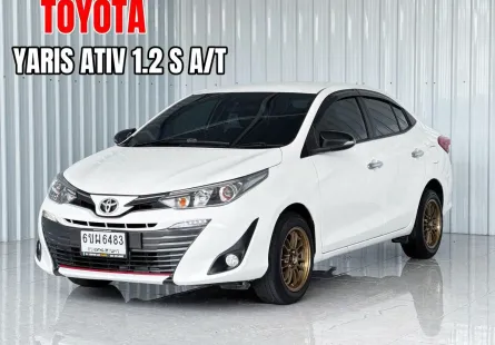 รถบ้านมือเดียวToyota Yaris Ativ 1.2 S รถเก๋ง 4 ประตู  ฟรีดาวน์