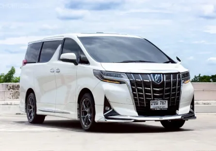 Toyota Alphard 2.5 HYBRID ปี 2021 สีขาว