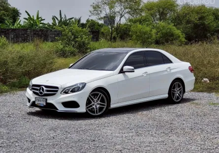 MERCEDES-BEN E300 BlueTEC HYBRID AMG (W212) Facelift ปี 2015 รถศูนย์ มือแรก ไมล์น้อยมาก สภาพรถใหม่