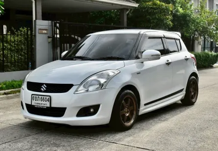 Suzuki Swift  GLX1.25L CVT ปี2014 สีขาว ออโต้ เบนซิน