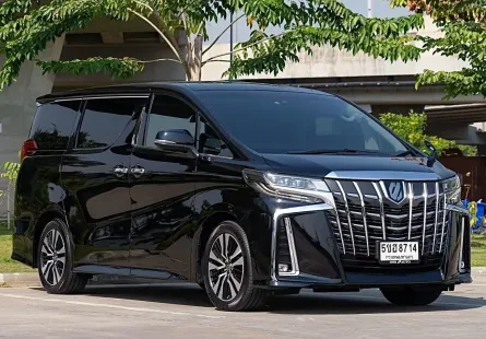 2020 Toyota ALPHARD 2.5 รถตู้/MPV รถสภาพดี มีประกัน ไมล์น้อย มือเดียวป้ายแดง 