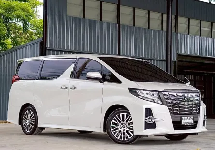 2015 Toyota ALPHARD 2.5 รถตู้/MPV ออกรถ 0 บาท รถบ้านไมล์น้อย มือเดียวป้ายแดง เจ้าของขายเอง 