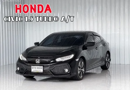 รถมือเดียว โฉม FK Honda CIVIC 1.5TURBO i-VTEC  รถเก๋ง 5 ประตู รถบ้านแท้