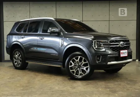 2023 Ford EVEREST 2.0 Titanium+ SUV AT ไมล์เเท้ 2 หมื่น สีเทา Meteor Grey มี warranty ศูนย์ B3611