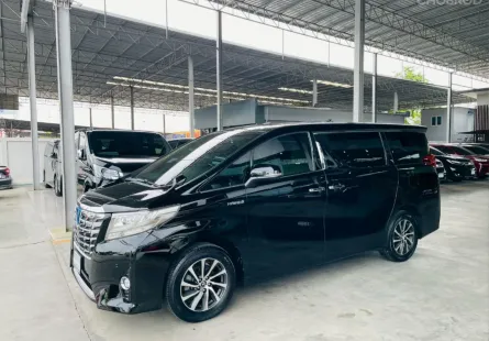 TOYOTA ALPHARD 2.5 E-FOUR HYBRID ปี 2016 รถสวย มือแรกออกห้าง ไมล์น้อย พร้อมใช้ รับประกันตัวถังสวย
