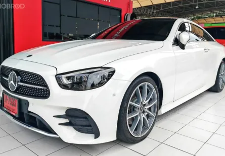 2021 Mercedes-Benz E-Class 2.0 E200 Coupe รถเก๋ง 2 ประตู รถบ้านแท้ ไมล์น้อย มือเดียวป้ายแดง  