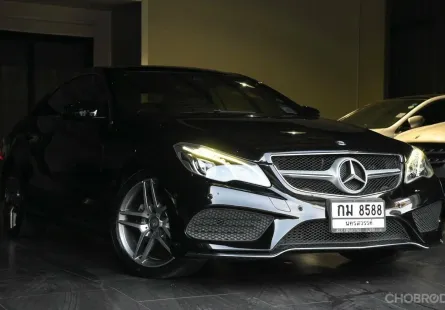 2015 Mercedes-Benz E-Class 2.0 E200 CGI รถเก๋ง 2 ประตู ไมล์น้อย รถศูนย์ 