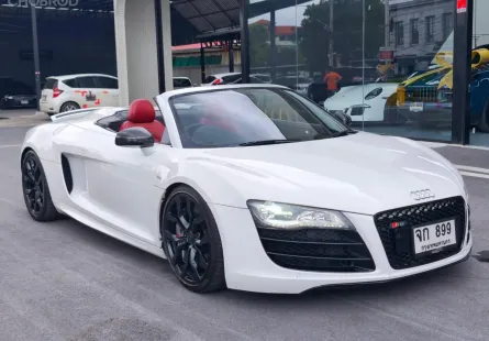 Audi R8 5.2 Spyder ปี 2010 รถสวย ไมล์น้อย พร้อมใช้งาน  