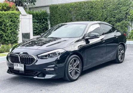 BMW 220i Grand Coupe Sport ปี 2021 สีดำ  รถสวยไมล์น้อย เจ้าของขายเอง 